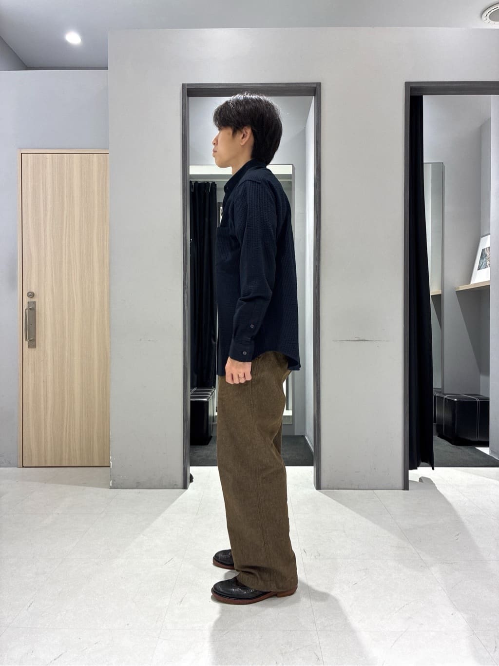 わいずみさんの「TAKEO KIKUCHI｜【抗菌防臭/シーズンレス】シアサッカー ジャージシャツ」を使ったコーディネート