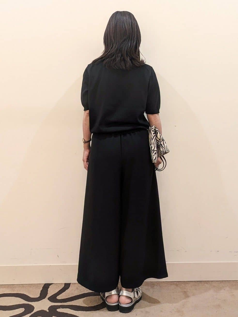 laverさんの「UNTITLED｜【トレンド/きれいめ】5分袖ポロニット」を使ったコーディネート