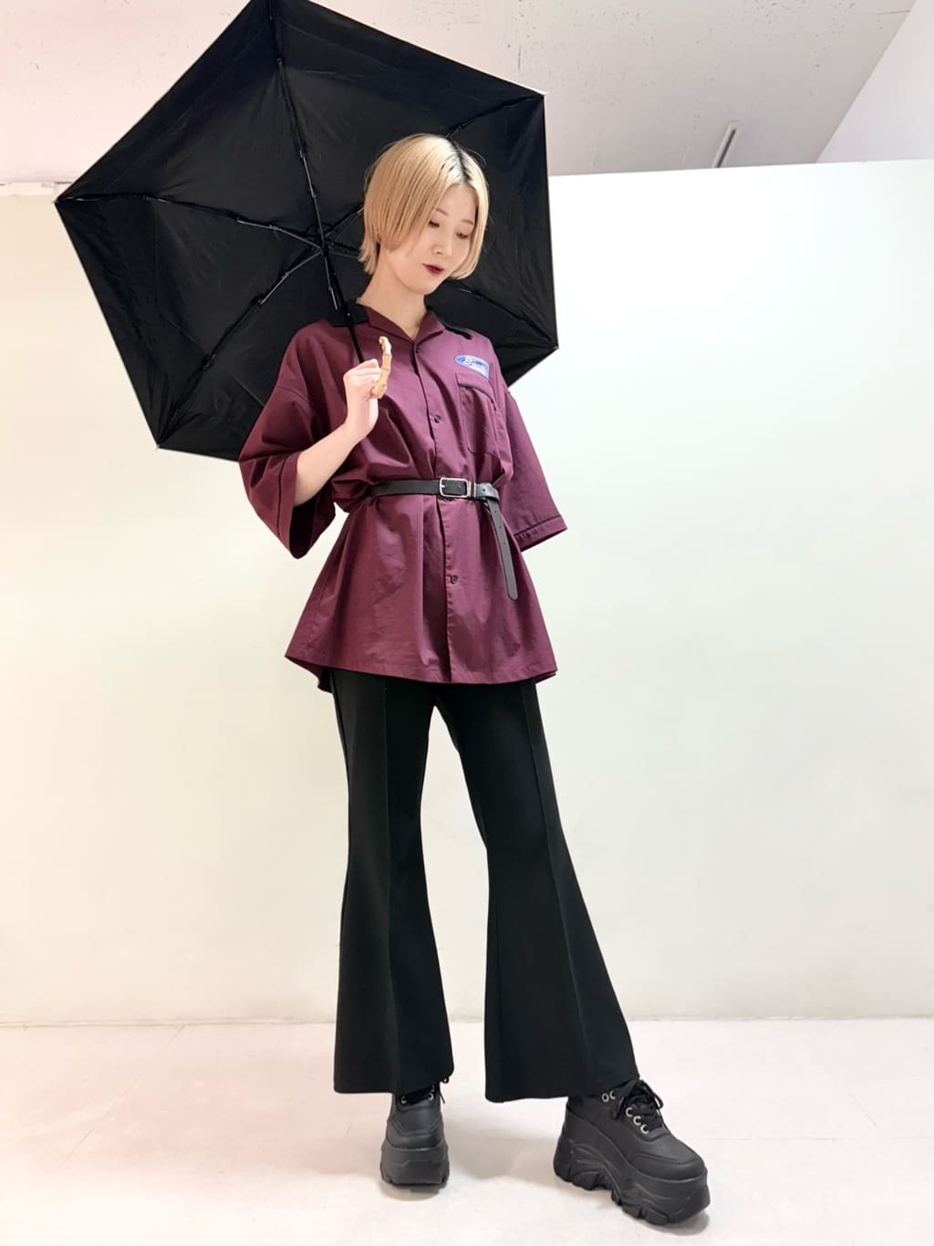 myさんの「ESPERANZA｜厚底キラキラインヒールスニーカー」を使ったコーディネート