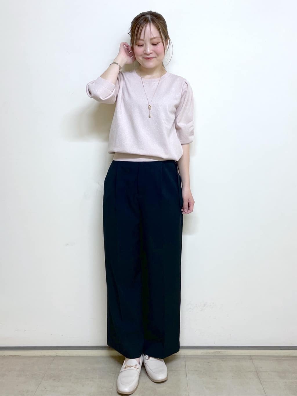 Junさんの「index｜麻調シアーダブルブレストテーラードジャケット【洗濯機洗い可】」を使ったコーディネート