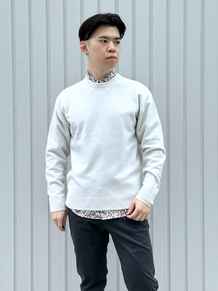 イッシーさんの「TAKEO KIKUCHI｜【ウールカシミヤブレンド】ビーバー調 スタンドカラー コート」を使ったコーディネート