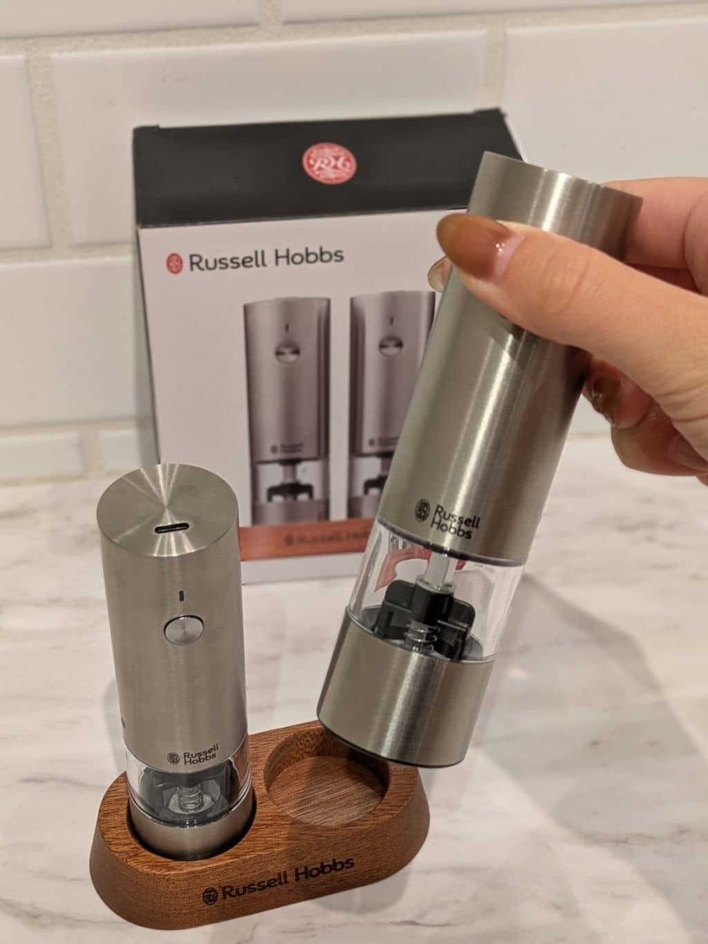 shino.さんの「212 KITCHEN STORE｜充電式ミル ソルト＆ペッパーミニ SV 2本セット ＜Russell Hobbs ラッセルホブス＞」を使ったコーディネート