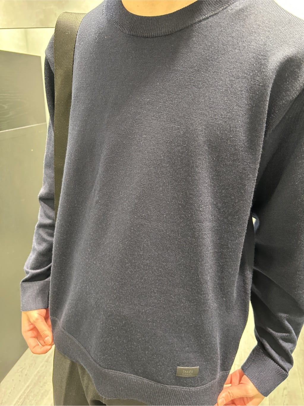 ruiさんの「TAKEO KIKUCHI｜【Sサイズ～】アンチピリング テーラードネック ニット」を使ったコーディネート