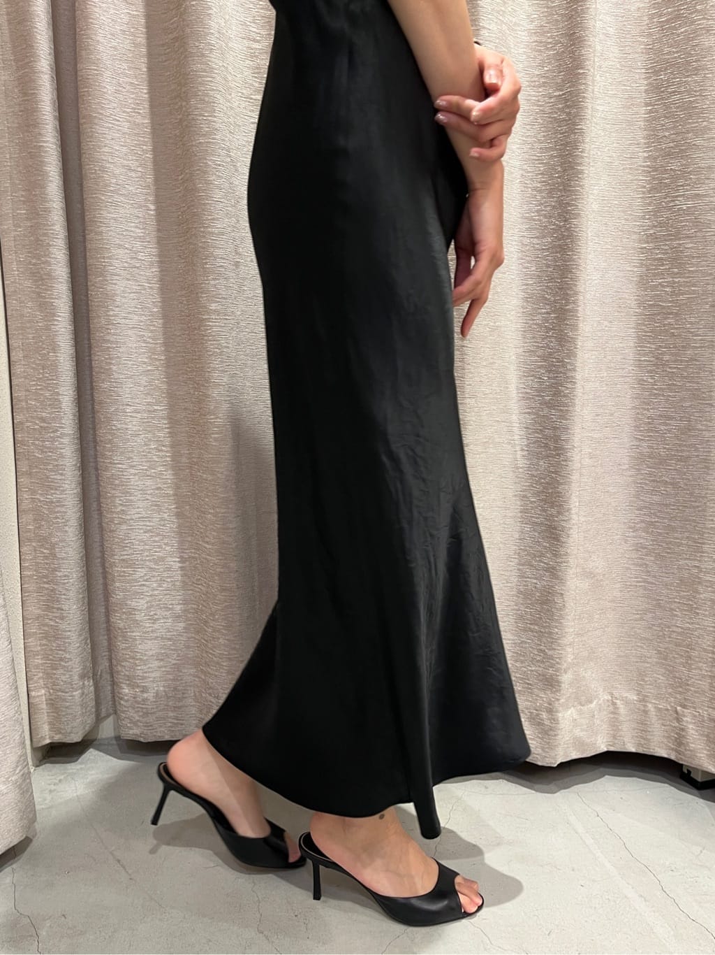 Rielさんの「CODE A｜ribbon cami dress」を使ったコーディネート