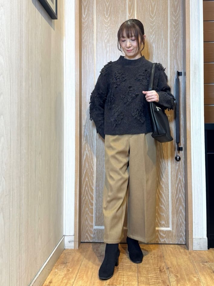KAORIさんの「SHOO･LA･RUE｜【洗濯機可/撥水】フェイクファーフード ロングダウン」を使ったコーディネート