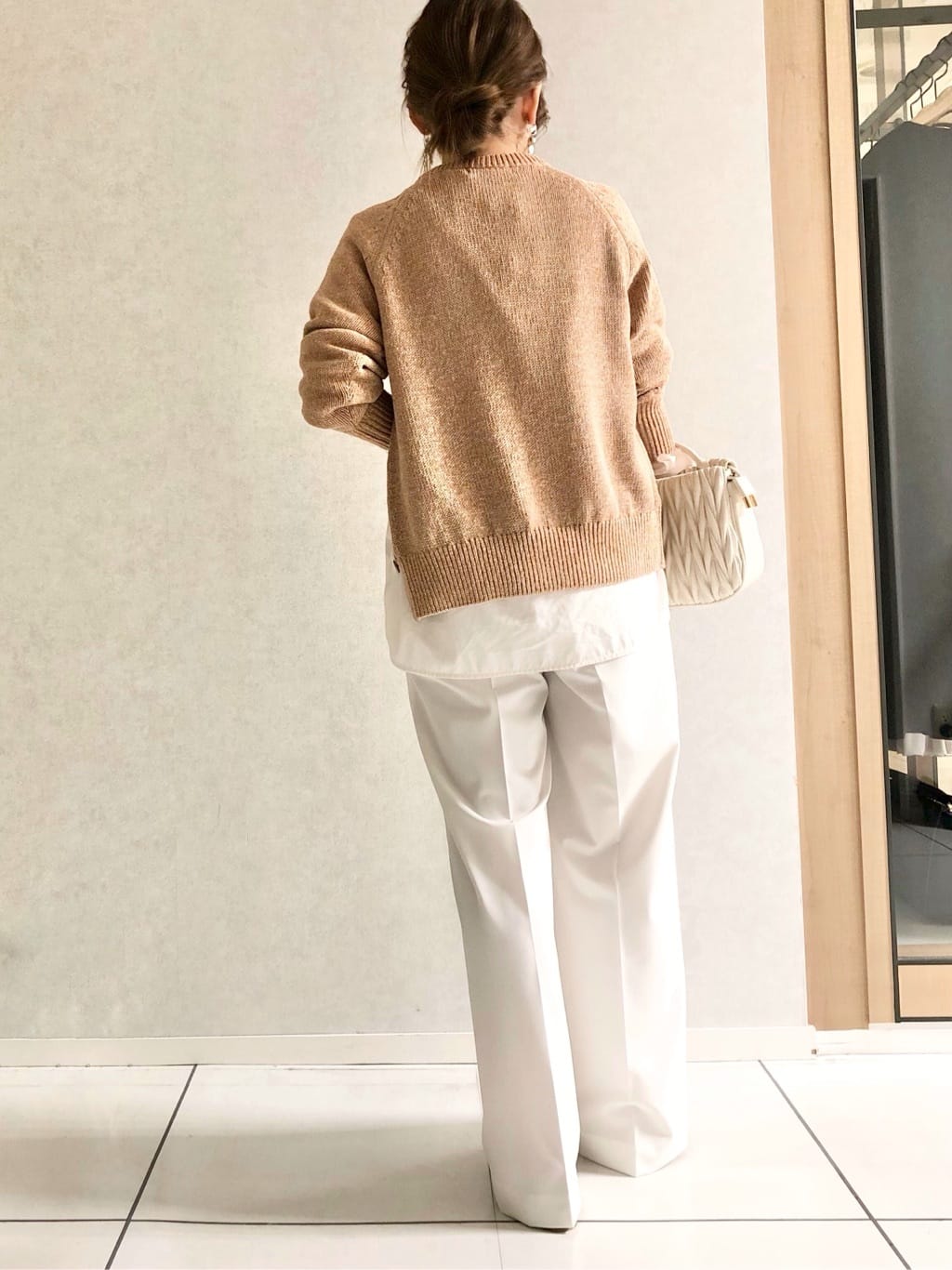 sayuさんの「UNTITLED｜◆【手洗い可/春夏素材】ミックスカラー プルオーバーニット」を使ったコーディネート