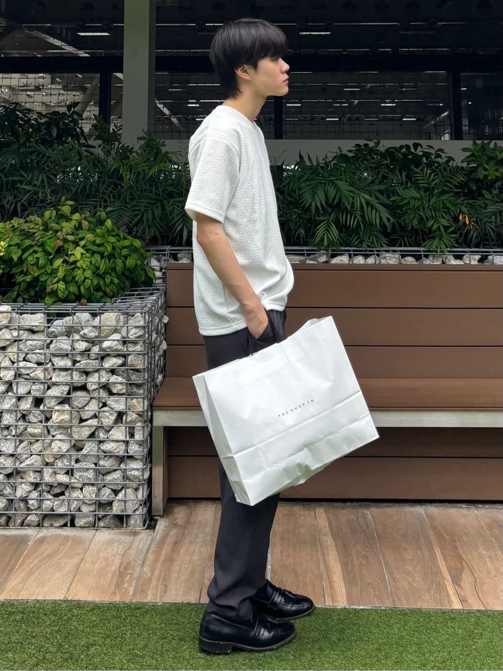 うらしーさんの「THE SHOP TK｜ライトフクレジャカード 半袖Tシャツ 洗濯機OK」を使ったコーディネート