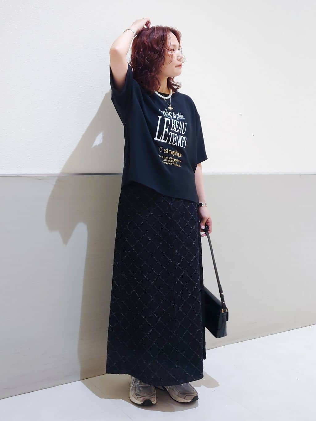 maruさんの「THE SHOP TK｜ドルマン半袖ジャケット【洗える】」を使ったコーディネート