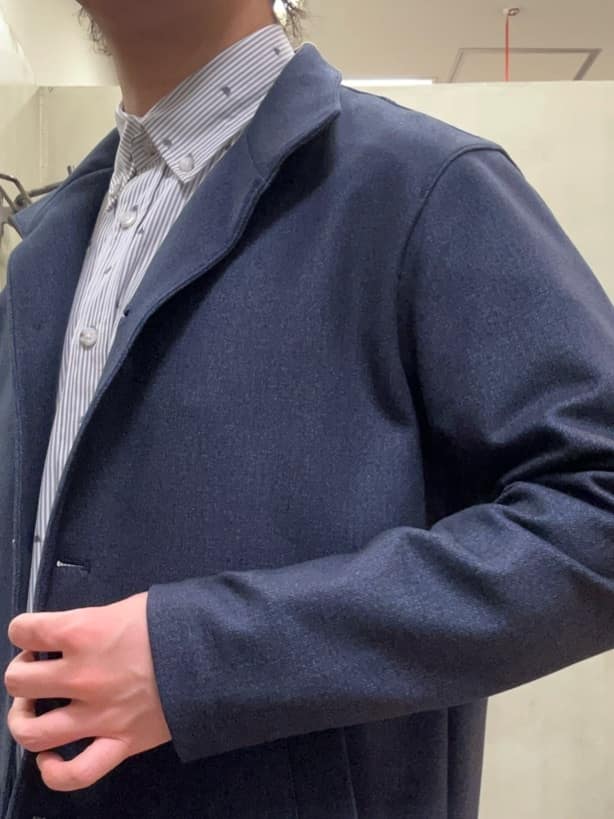コウノ モトヤさんの「TAKEO KIKUCHI｜【DOWN FABRIC】ダウンファブリック スタンドカラーブルゾン」を使ったコーディネート