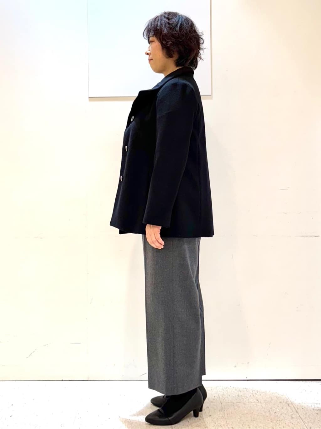 ヤスコさんの「Reflect｜アーガイル柄ハイネックニット」を使ったコーディネート