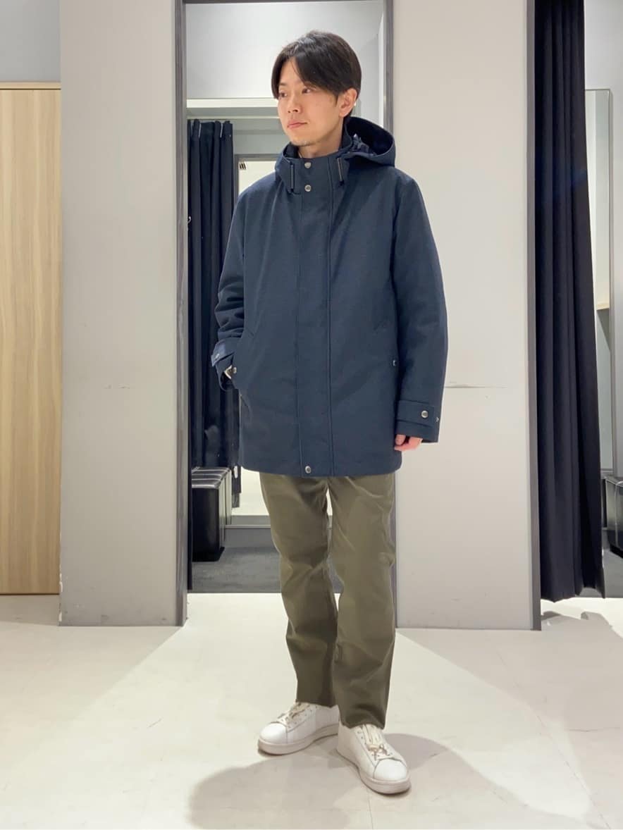わいずみさんの「TAKEO KIKUCHI｜【全7サイズ&times;8色展開！】トップマルチヘリンボン パンツ」を使ったコーディネート