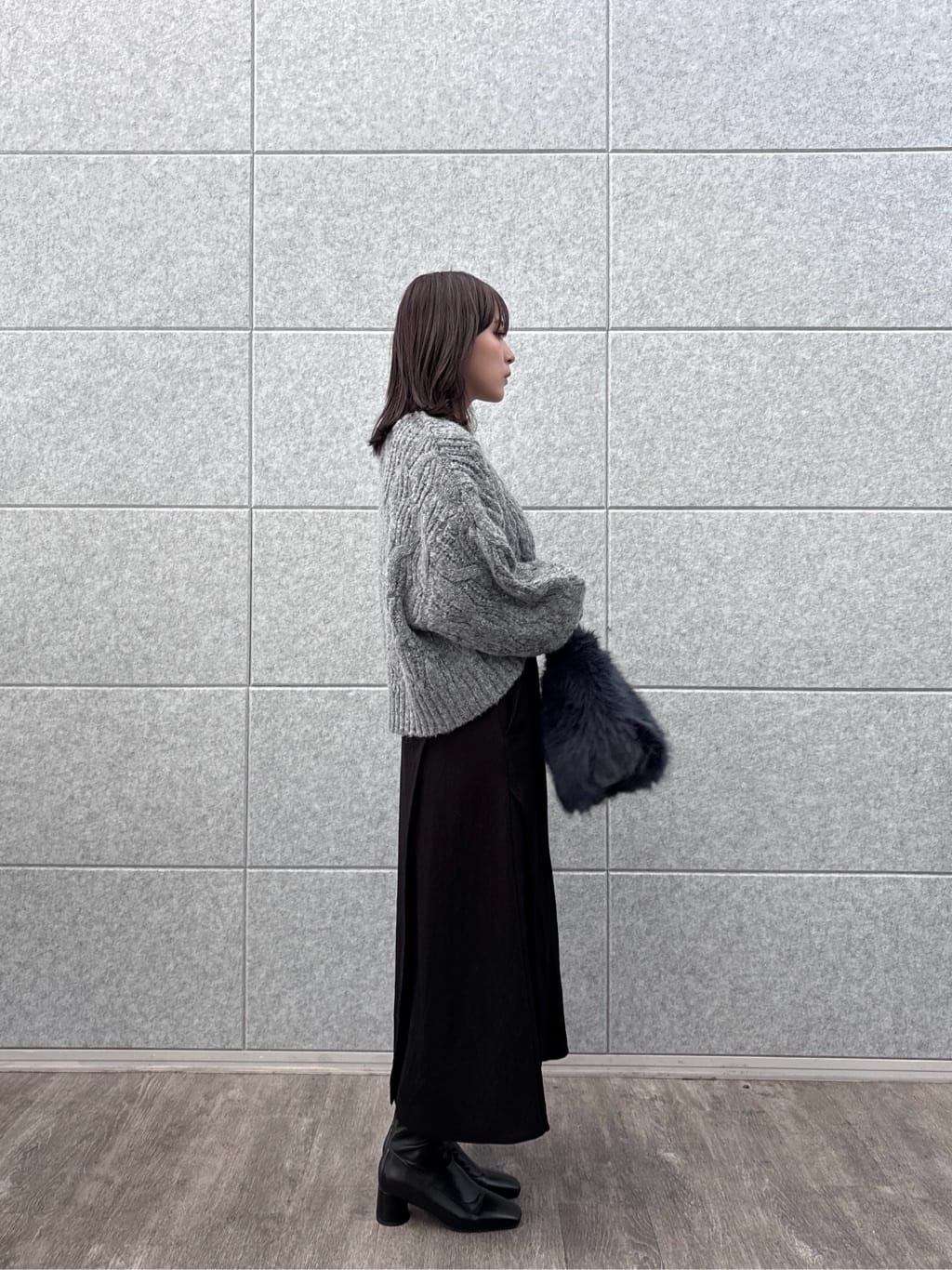 erikaさんの「INDIVI｜シャインツイルラップスカート」を使ったコーディネート
