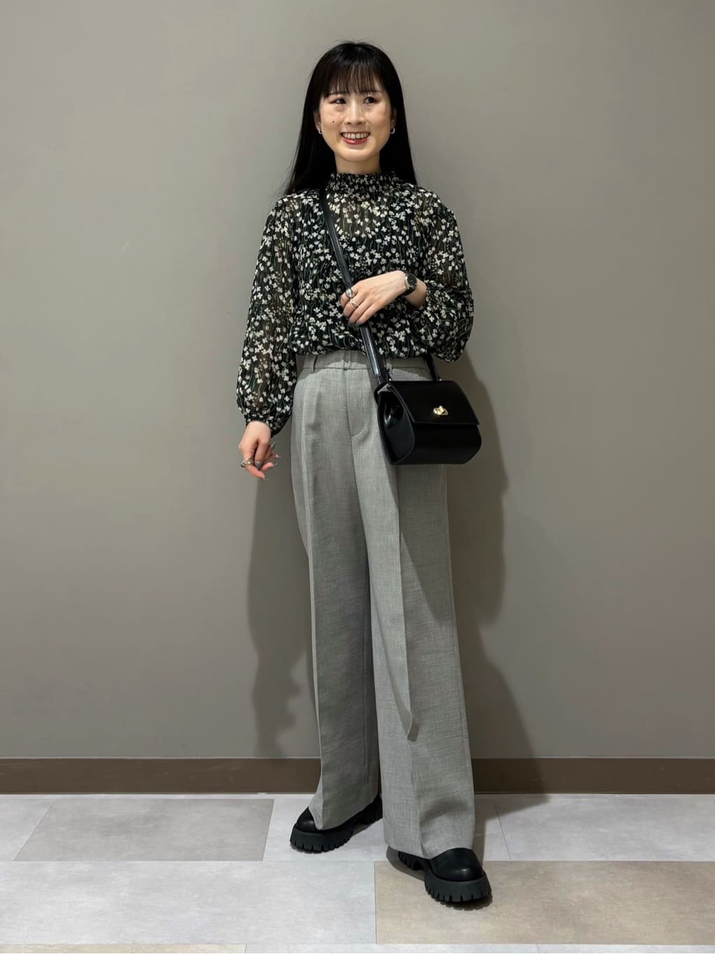 KEIKOさんの「INDIVI｜【洗える／セットアップ可能】凹凸ストレッチ素材ダブルジャケット」を使ったコーディネート