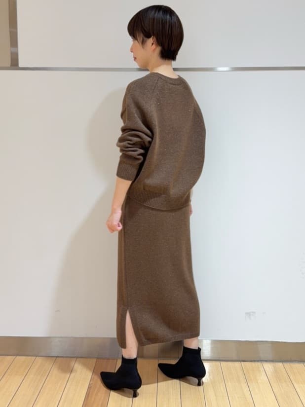 あやさんの「UNTITLED｜【セットアップ可/ゆったり】ウール混ラメニット」を使ったコーディネート