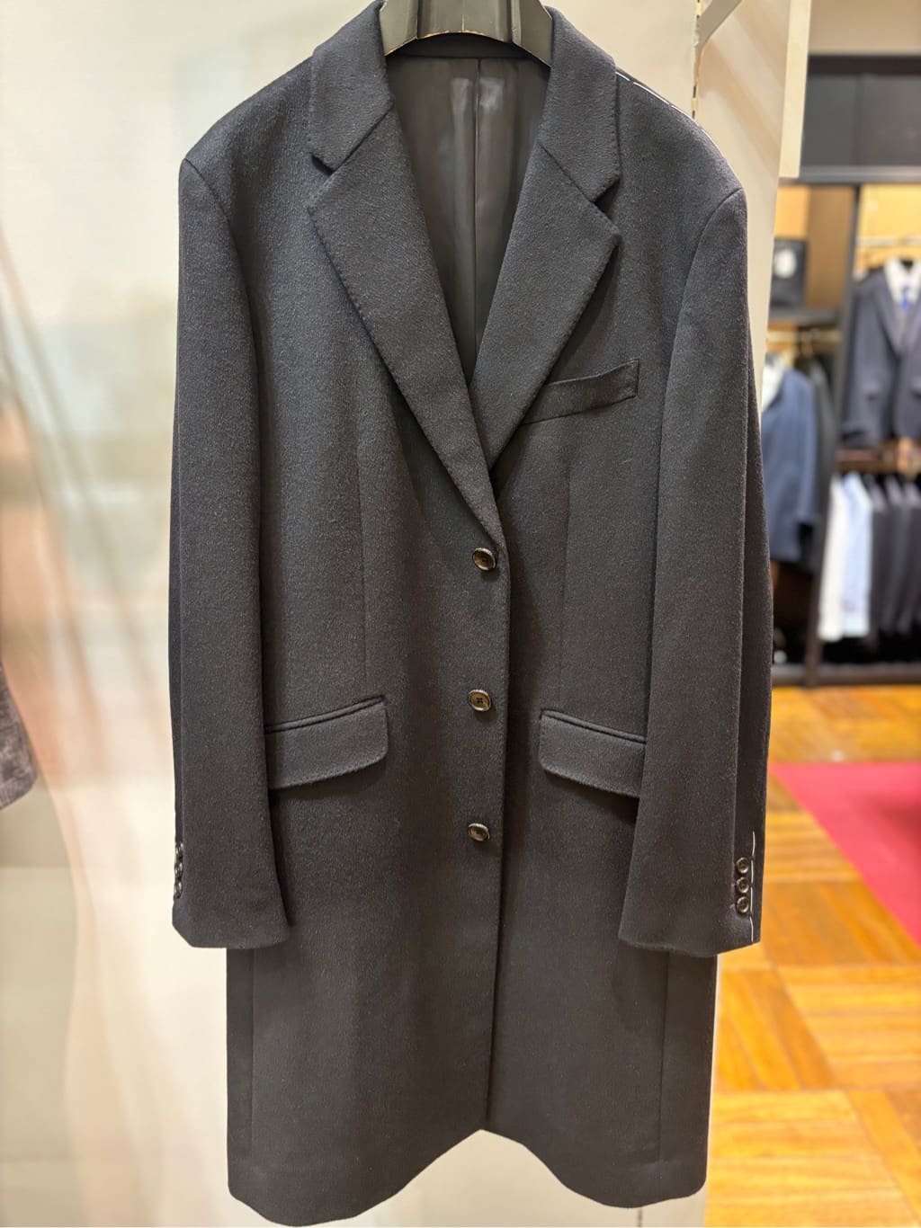 ヒナさんの「TAKEO KIKUCHI｜ウールカシミヤブレンド チェスターコート」を使ったコーディネート