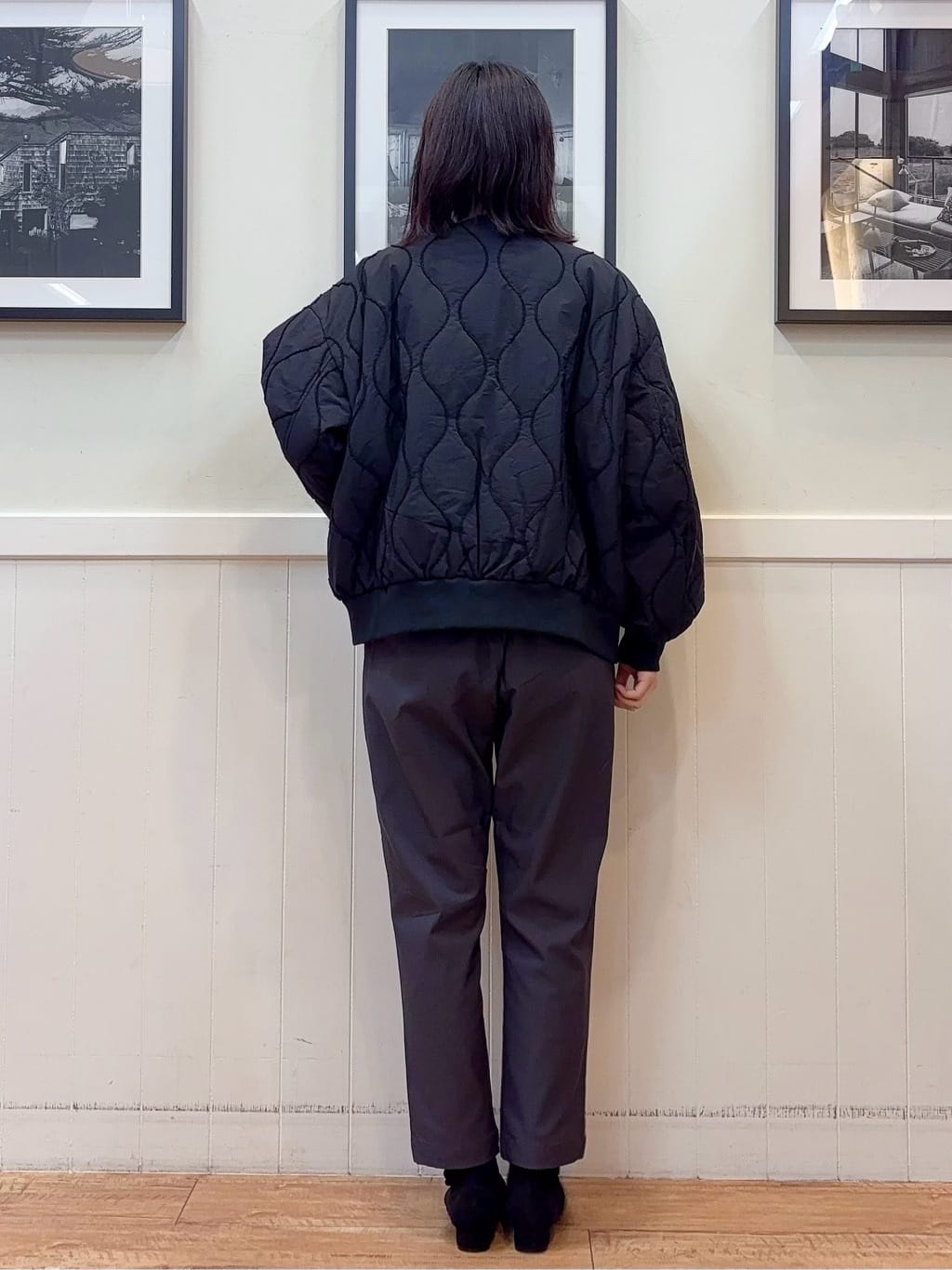 えぬさんの「SHOO･LA･RUE｜【高レビュー/洗濯機可/SS-LL】あったか裏起毛 のびのびストレッチ テーパードパンツ」を使ったコーディネート