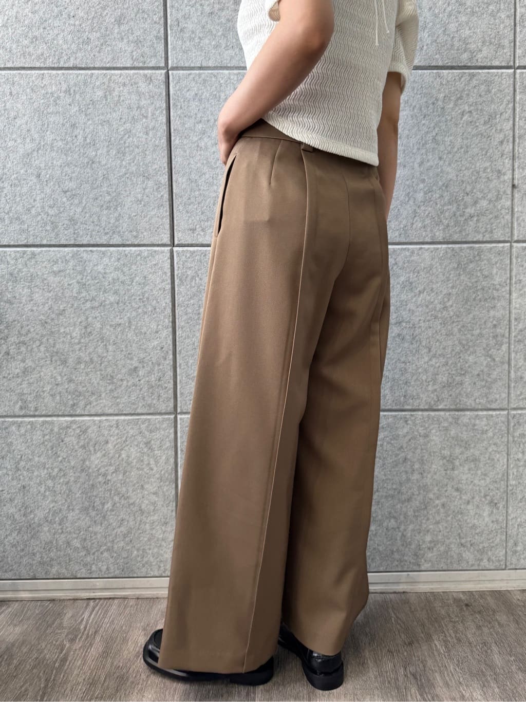 uchi__yamaさんの「CODE A｜gather puff jersey tops」を使ったコーディネート