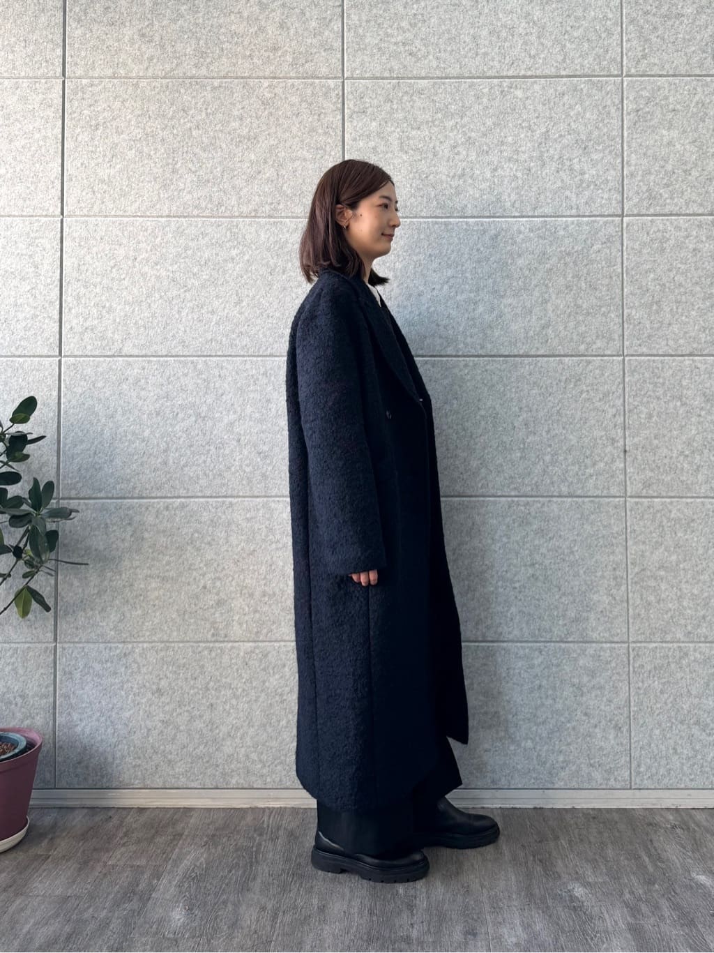 uchi__yamaさんの「CODE A｜M long coat」を使ったコーディネート