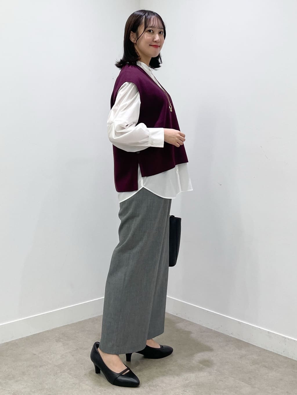yukariさんの「Reflect｜【さらっと一枚で決まる／重ね着にもおすすめ◎】タックスリーブシャツブラウス」を使ったコーディネート