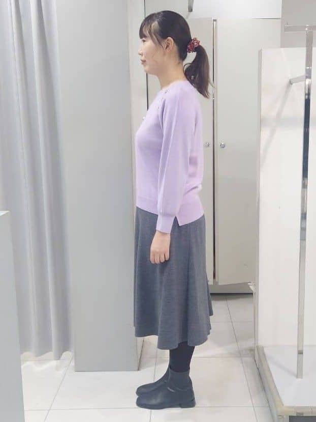AZUSAさんの「Reflect｜【ゆったり着られる◎】ラグランスリーブニット」を使ったコーディネート