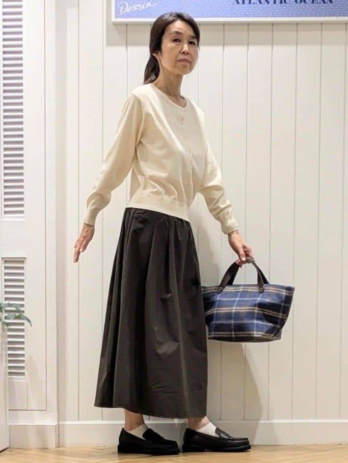 keikoさんの「Dessin｜【1枚着/2WAY】ドッキングワンピース」を使ったコーディネート