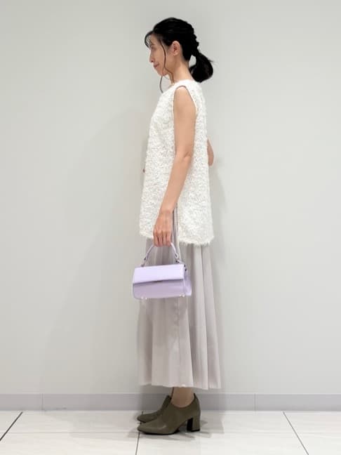 kayoさんの「INDIVI｜【インナーとしても活躍！】フリンジジャカードチュニック」を使ったコーディネート