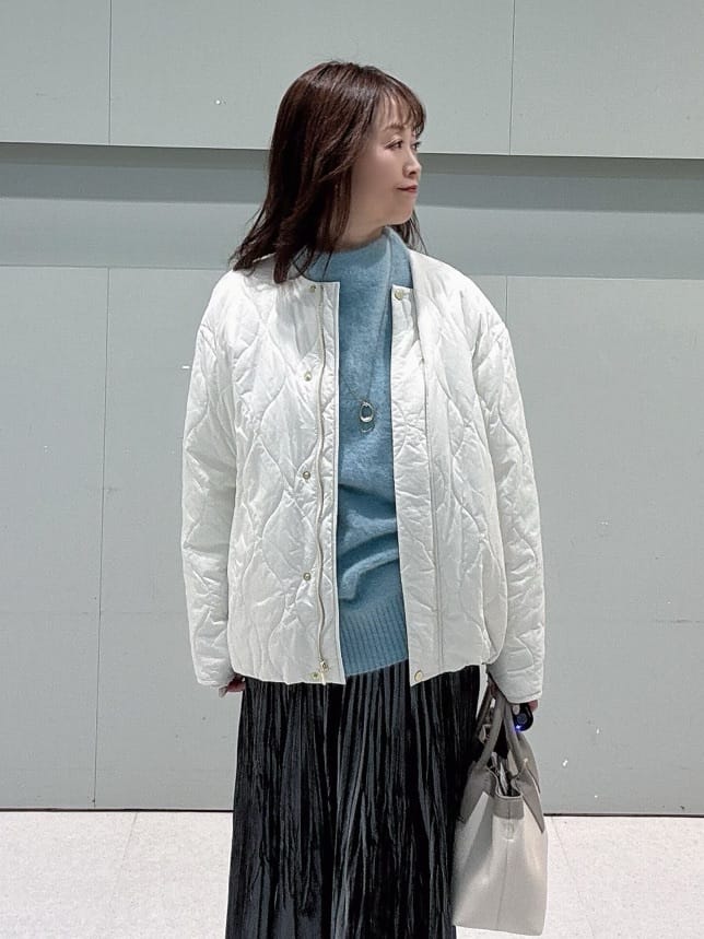 makiさんの「UNTITLED｜【大人な品格/ふわふわニット】フォックスカシミヤ コクーンニット」を使ったコーディネート