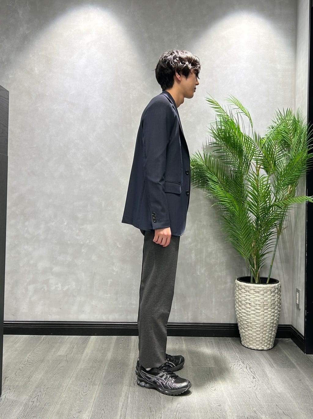 ruiさんの「TAKEO KIKUCHI｜ランダム チェック ジャカード ニット」を使ったコーディネート