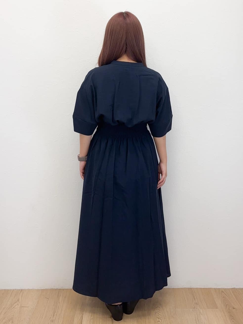 Haruさんの「OPAQUE.CLIP｜リネンライクスキッパーフィット＆フレアワンピース【洗濯機洗い可】」を使ったコーディネート