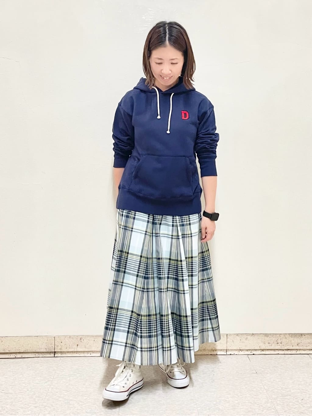 Akiさんの「Dessin｜【CONVERSE/コンバース】ハイカット」を使ったコーディネート