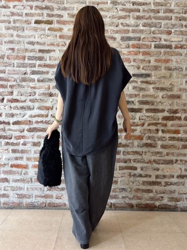 tokiさんの「THE SHOP TK｜【インしなくても決まる】スキッパーシャツ/接触冷感/防シワ/速乾」を使ったコーディネート