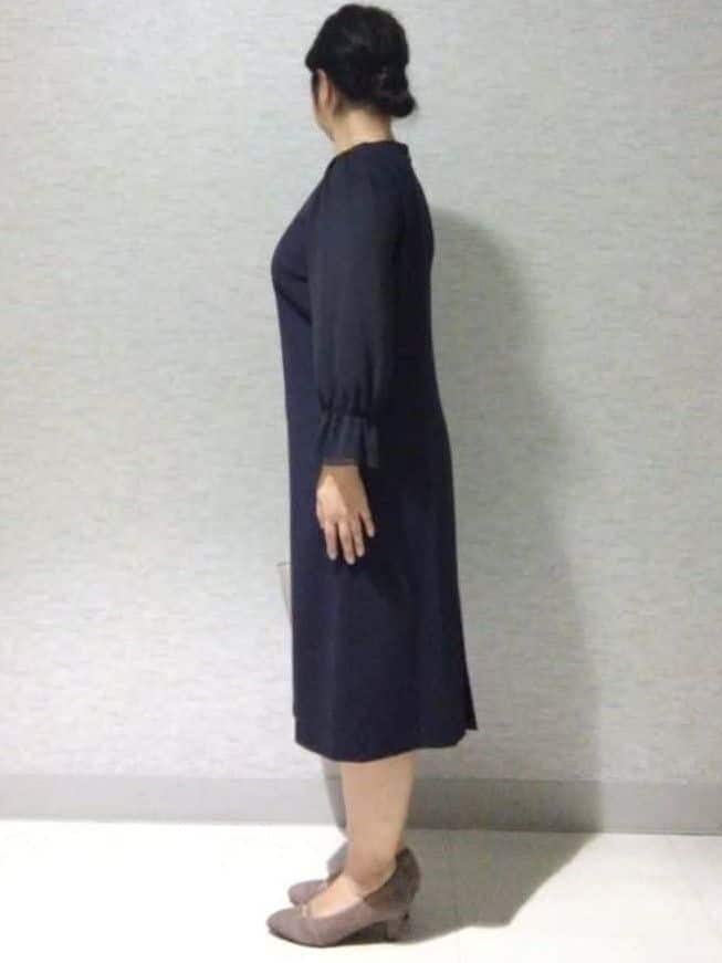 sakoさんの「Reflect｜【SS-4Lサイズ／通勤／セットアップ可】ノーカラージャケット」を使ったコーディネート