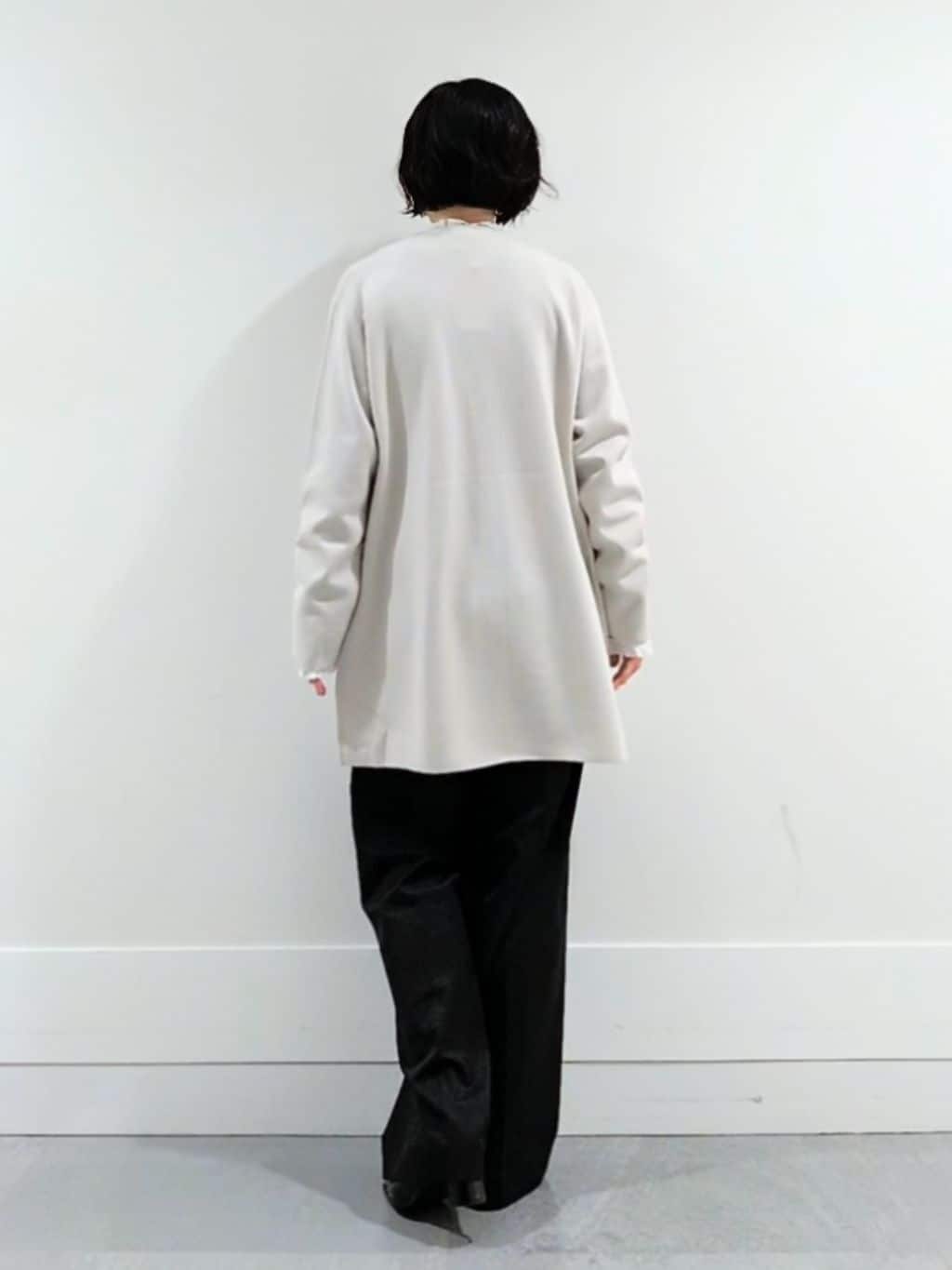ミズタさんの「UNTITLED｜【洗える/ボタンなし】ミラノリブカーディガン」を使ったコーディネート