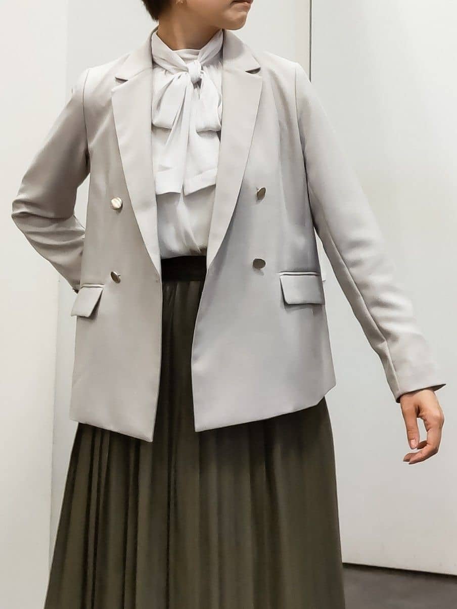 やまちゃんさんの「grove｜【カセット服】ダブルブレストテーラードジャケット」を使ったコーディネート
