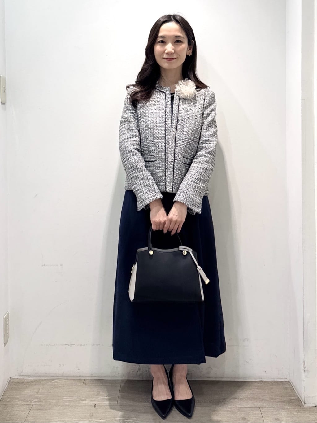 yuicciさんの「OPAQUE.CLIP｜《通勤対応》 コットンツイードジャケット」を使ったコーディネート