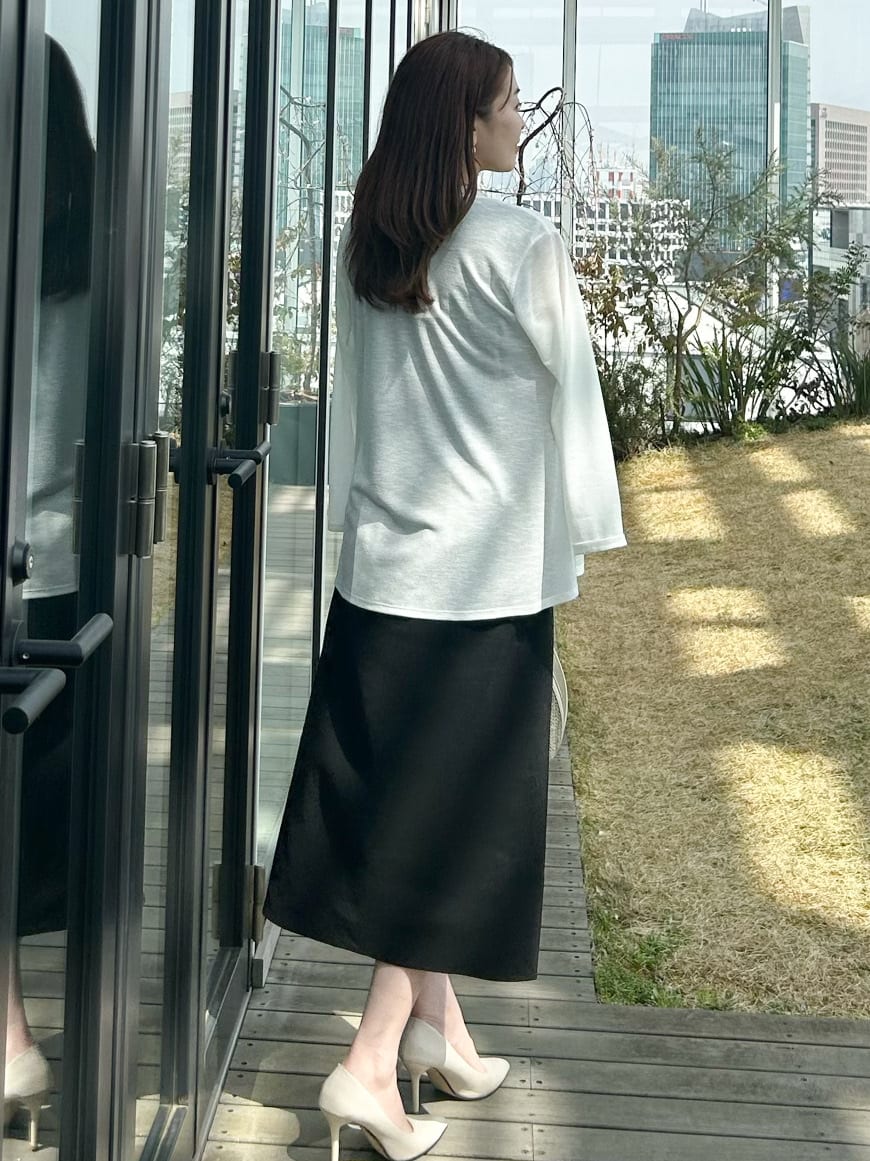 hayaseさんの「COUP DE CHANCE｜【洗える】着流しカーディガン」を使ったコーディネート