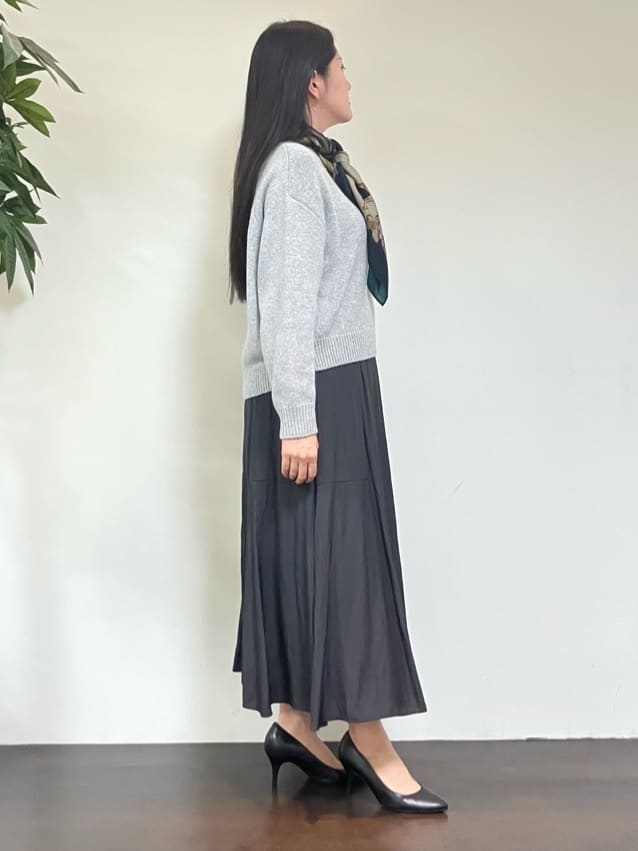 カレンさんの「UNTITLED｜【ミディ丈/軽やか】セミラグランリバー コート」を使ったコーディネート