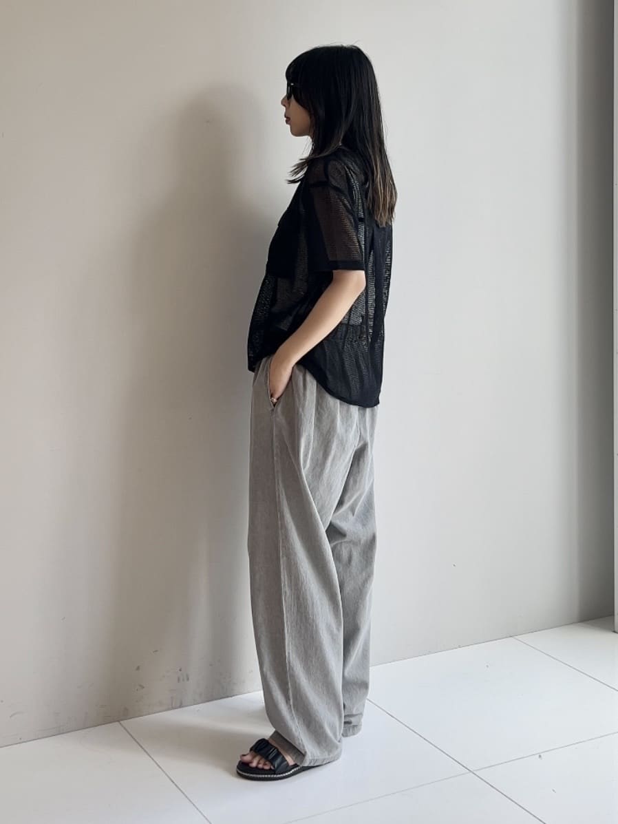 cotaniさんの「SHOO･LA･RUE｜【S-LL】メッシュ素材で大人ヘルシー ポケット付きデザイントップス」を使ったコーディネート
