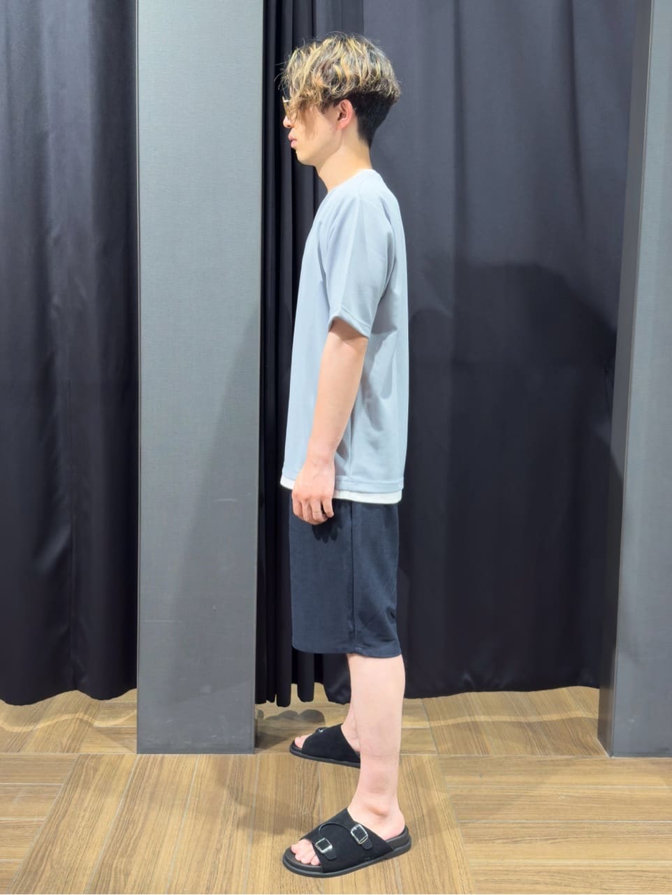 tomoyaさんの「THE SHOP TK｜シャリルジャージ カーディガン 洗濯機OK/吸水速乾/イージーケア/セットアップ可」を使ったコーディネート
