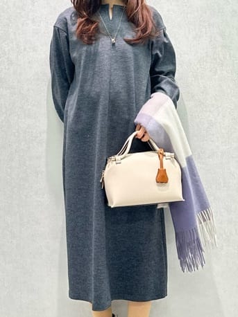 Miwaさんの「UNTITLED｜【日本製／2WAY衿】スタンドカラー ロングコート」を使ったコーディネート