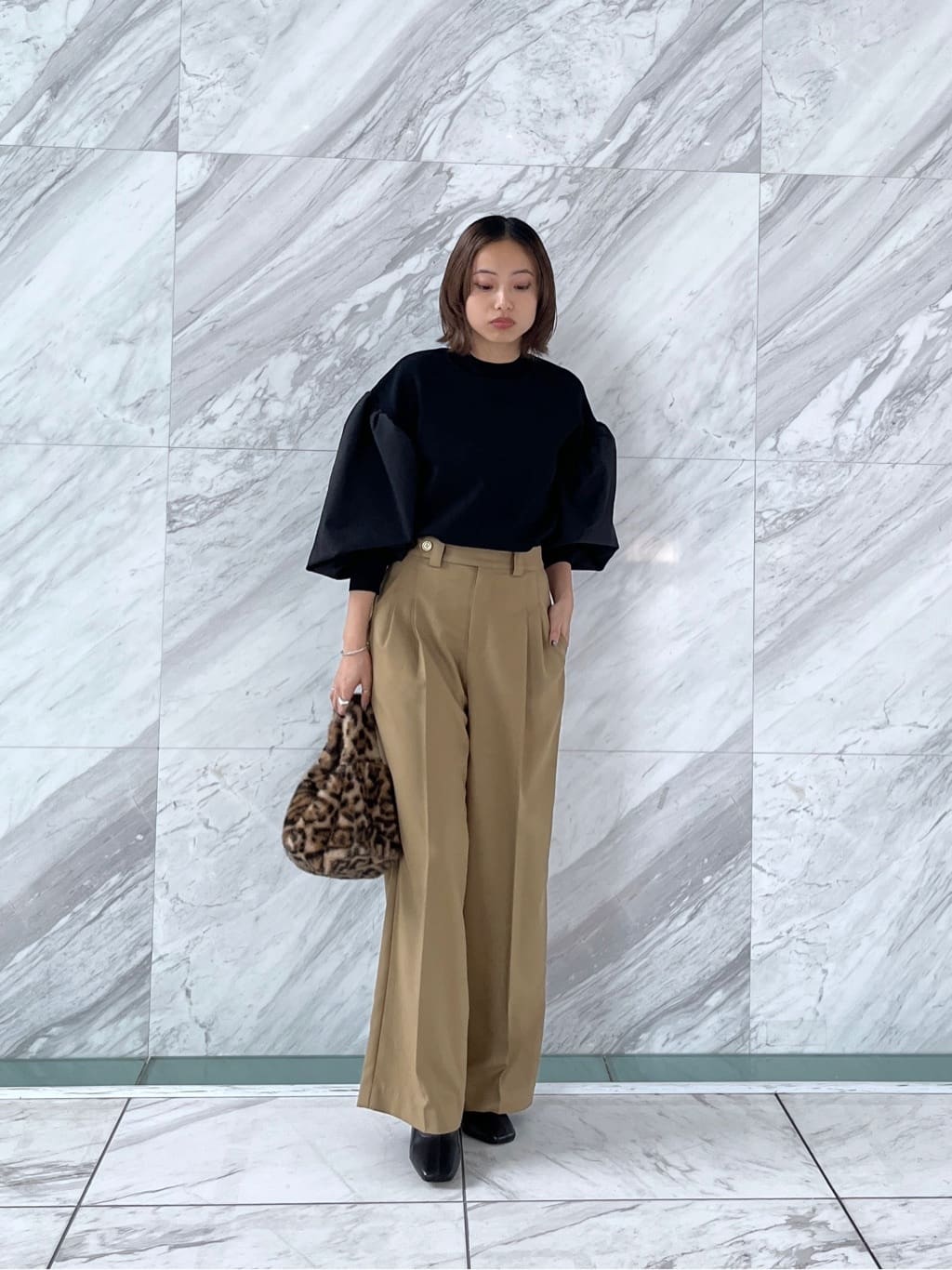 Harukaさんの「INDIVI｜Timeless｜モードスラックス」を使ったコーディネート