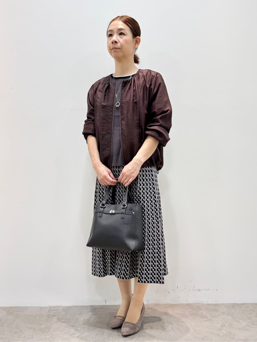 koyaさんの「Reflect｜【ライトアウター／ゆったり羽織れる／気軽な羽織りに◎】ライトブルゾン」を使ったコーディネート