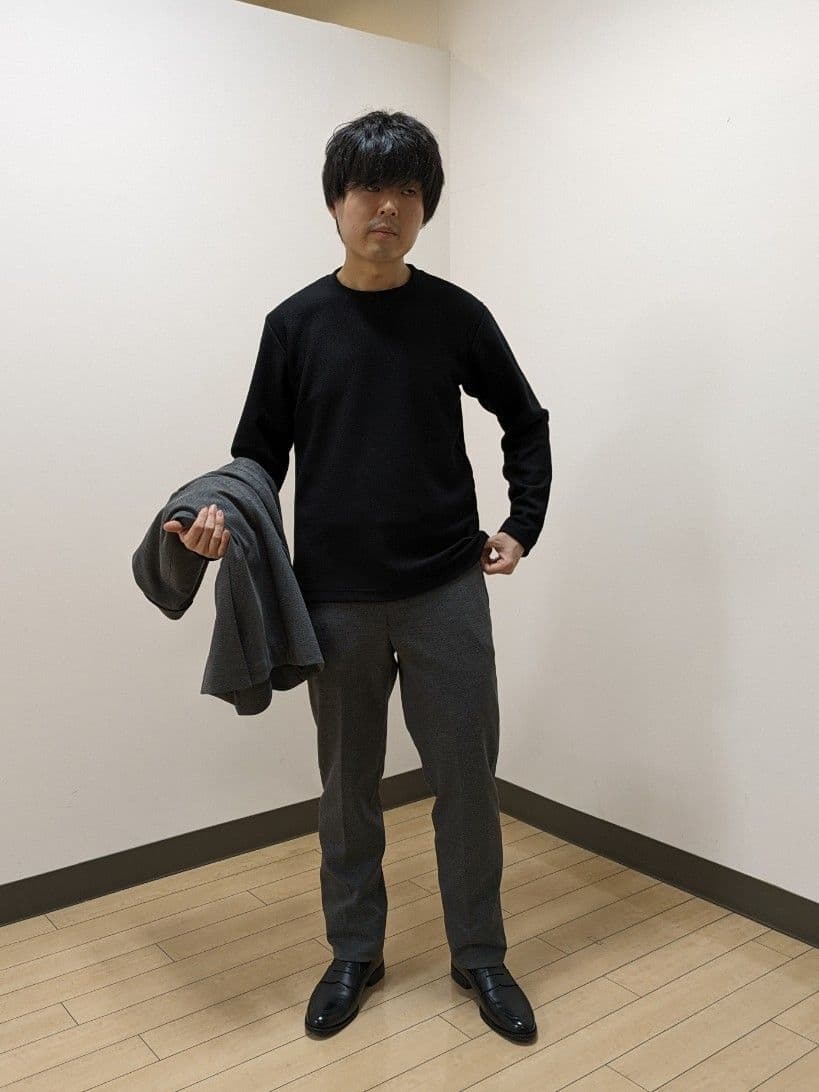 あきやまさんの「TAKEO KIKUCHI｜コインローファー」を使ったコーディネート