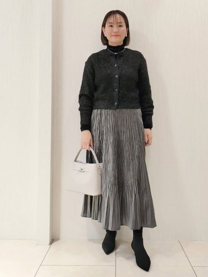 naokoさんの「UNTITLED｜【着回しが効く／オンオフアウター】ウールショートコート」を使ったコーディネート