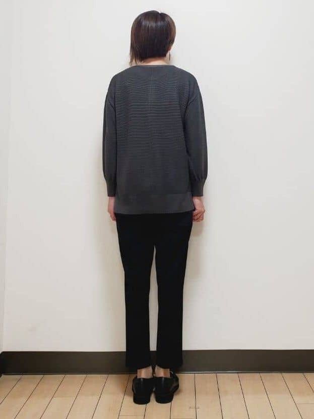 yuuさんの「Reflect｜【パンツ合わせにぴったり◎】ゆったりオフボディニット」を使ったコーディネート