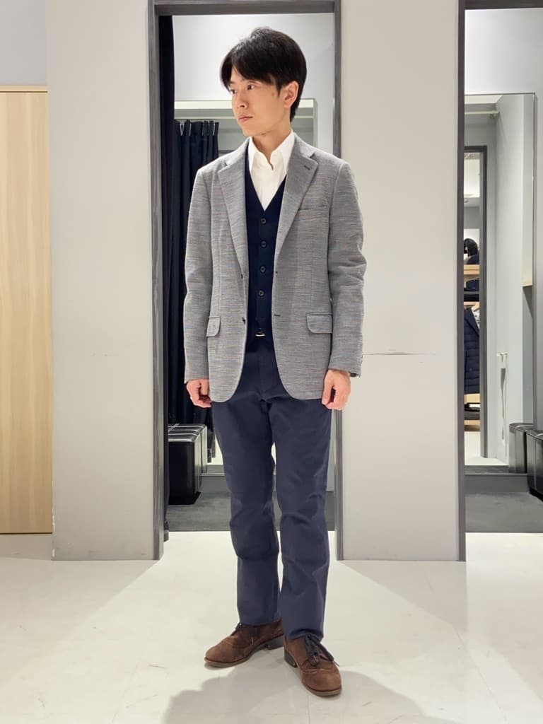 わいずみさんの「TAKEO KIKUCHI｜【Made in JAPAN】ブロード レギュラーカラー ドレスシャツ」を使ったコーディネート