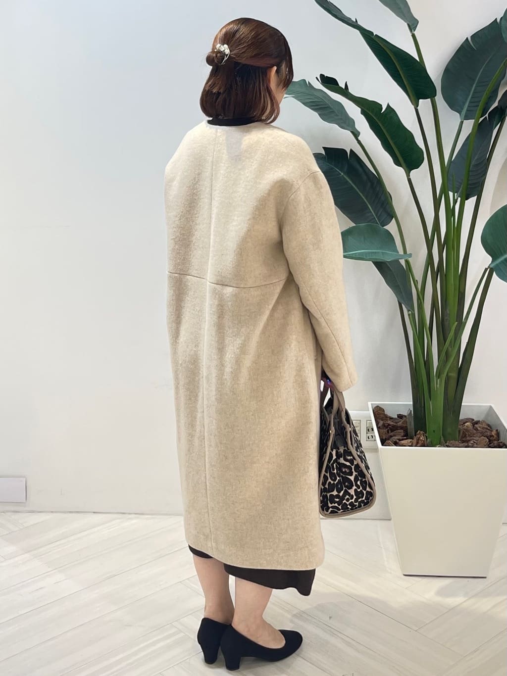 Tomoさんの「UNTITLED｜【軽量／ウール混】ライトフォルム ロングコート」を使ったコーディネート