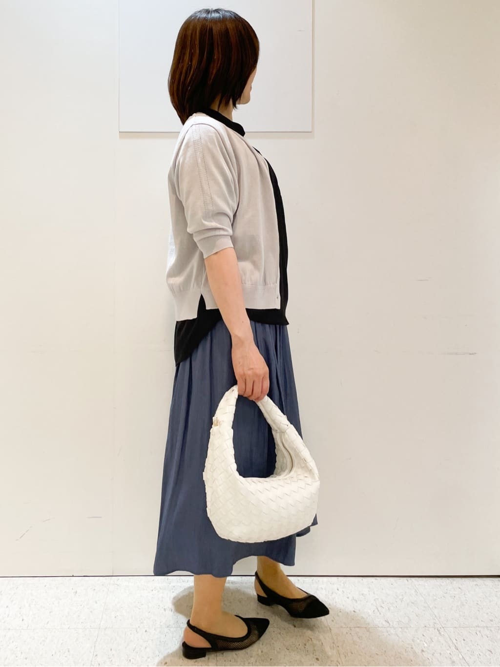 めいさんの「Reflect｜【選べる5色◎／マシンウォッシュ可】シャーリングデザインブラウス」を使ったコーディネート