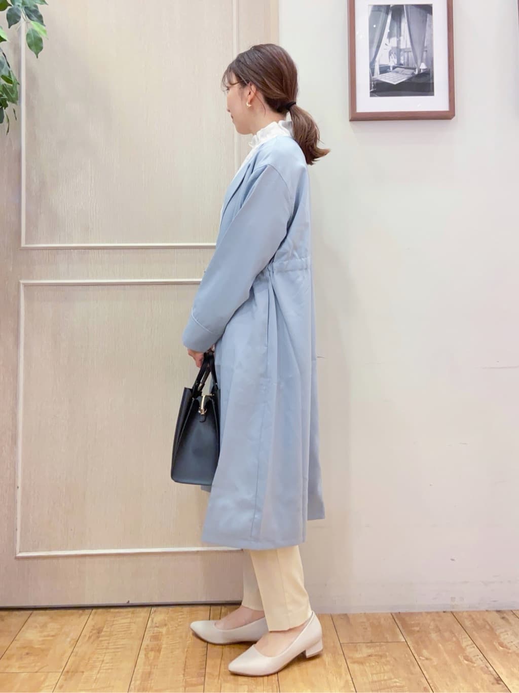 なみさんの「SHOO･LA･RUE｜【洗える/SS-3L】すっきりキレイにかっこよく 大人のテーパードパンツ」を使ったコーディネート