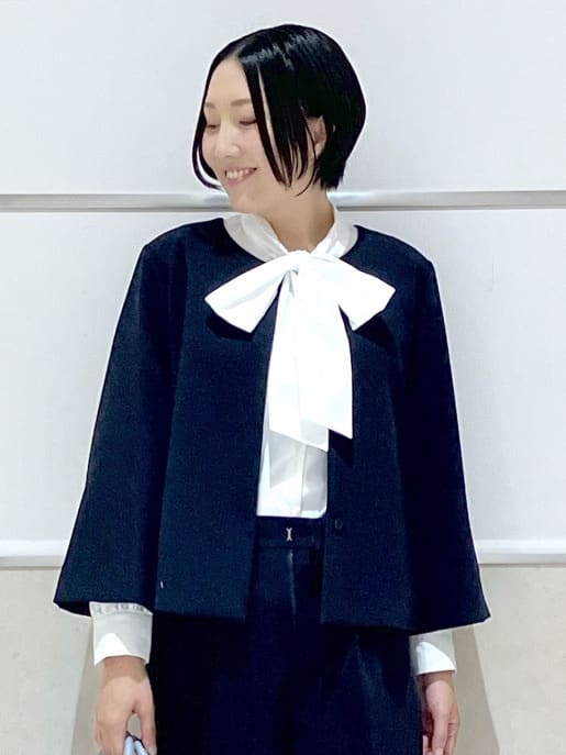 eriko さんの「Dessin｜【入卒/セレモニー】ボウタイリボンブラウス」を使ったコーディネート